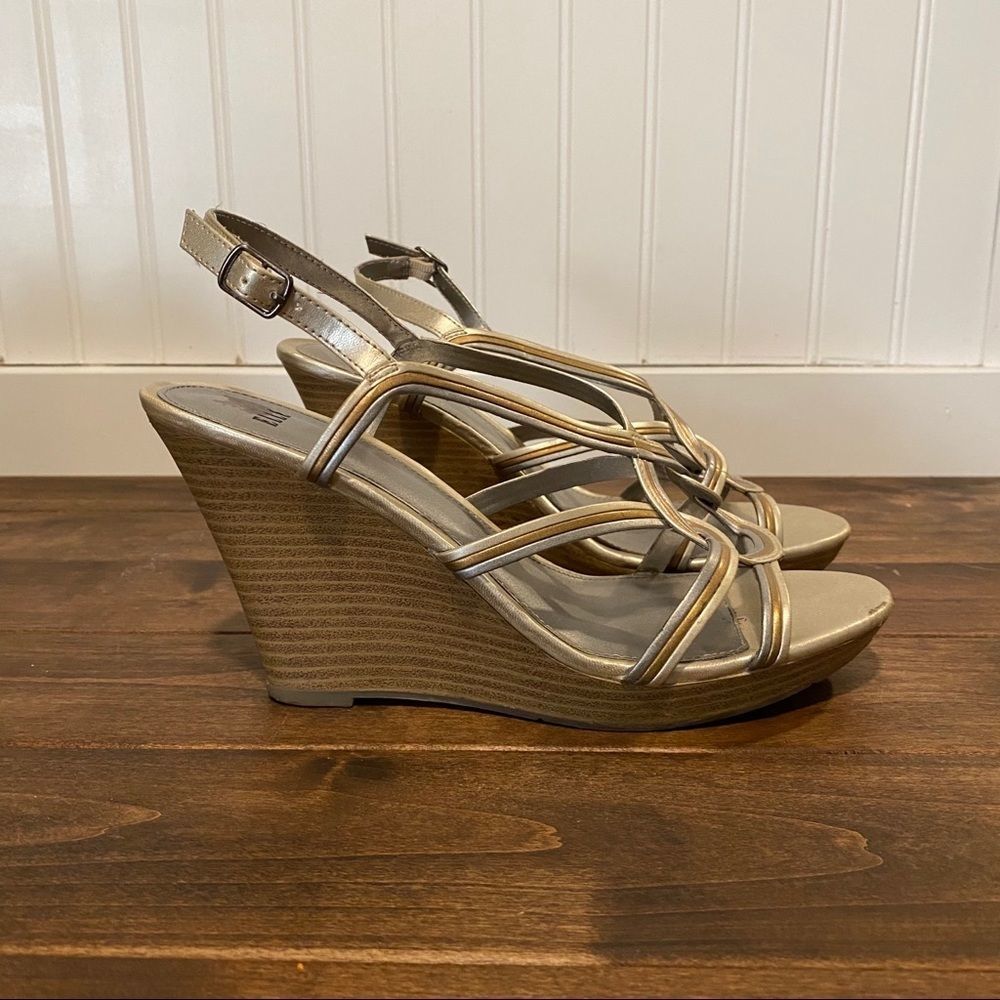 Elle wedge strappy sandals